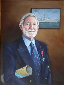 Tom Mole portrait of Commander Healey